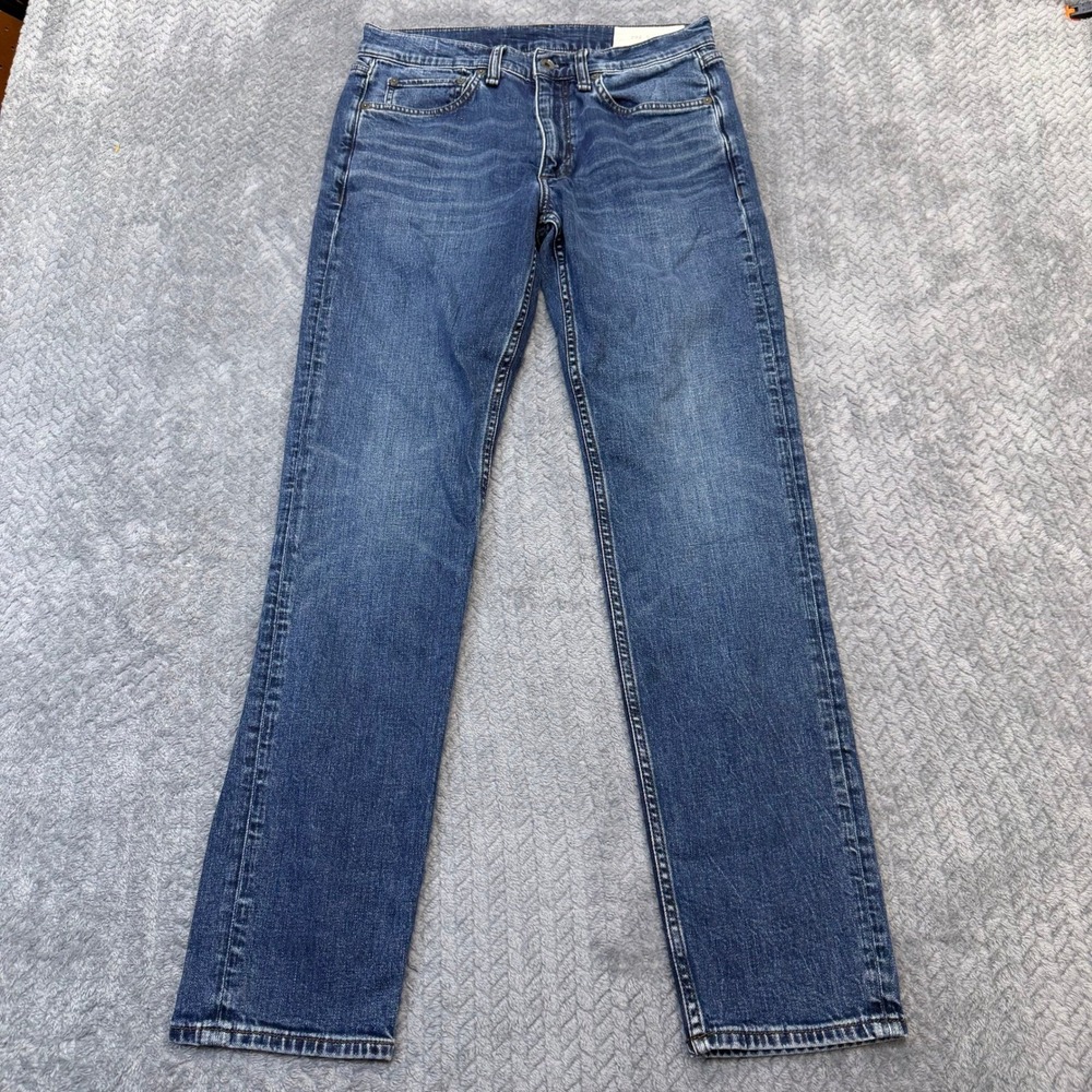Rag & Bone Fit 2 Slim Mens 30x32 Cole Wash Stretch Denim Jeans MED23S1223FFCO